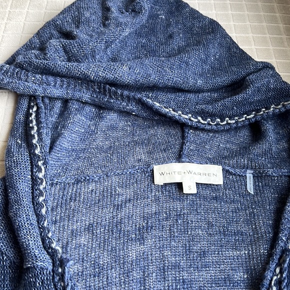 White and Warren linen/cotton sweater - Picture 4 of 5